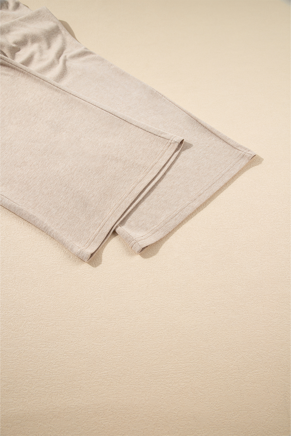 Oatmeal 3-Piece Cozy Knit Lounge Set