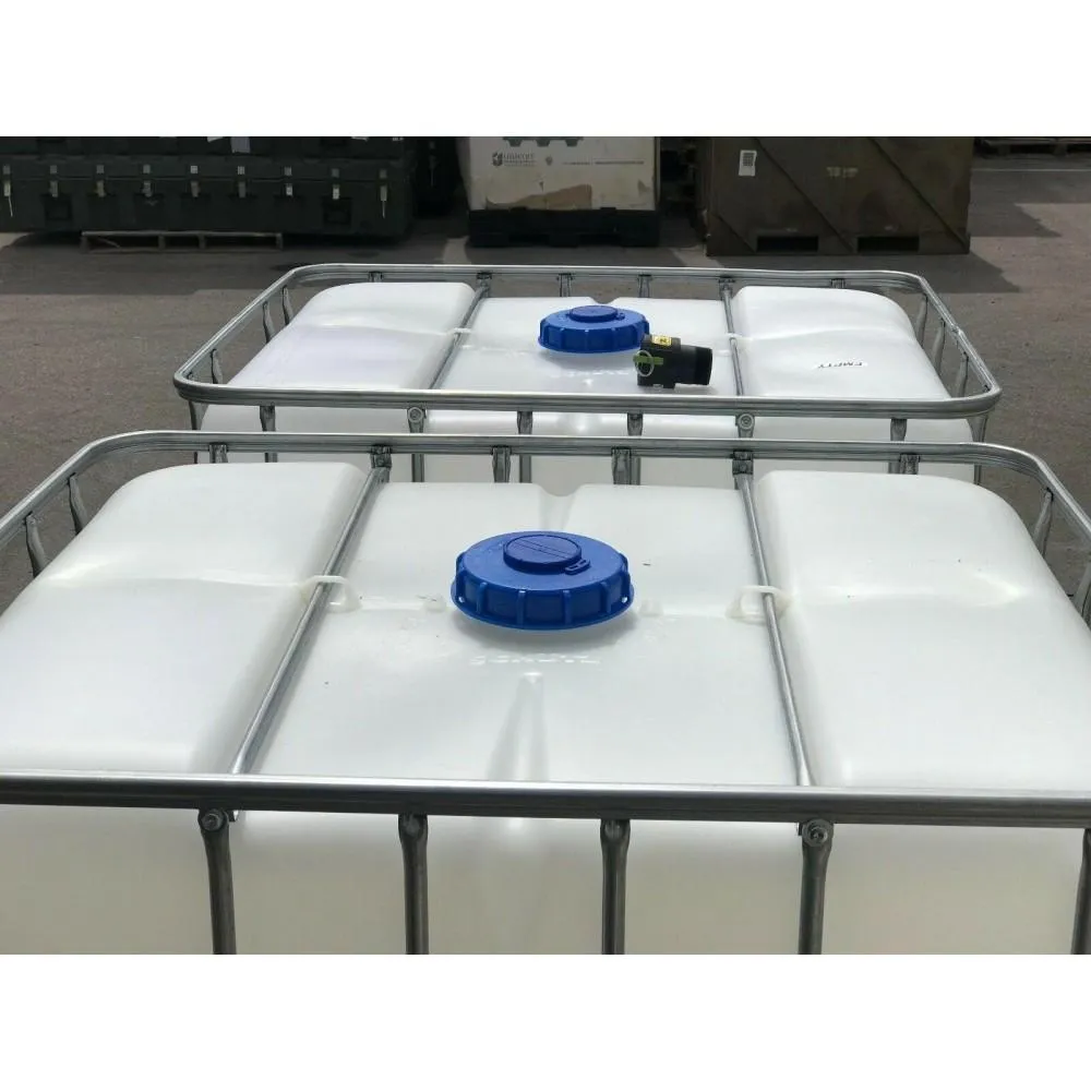 330-gallon food-grade IBC container | Water storage container