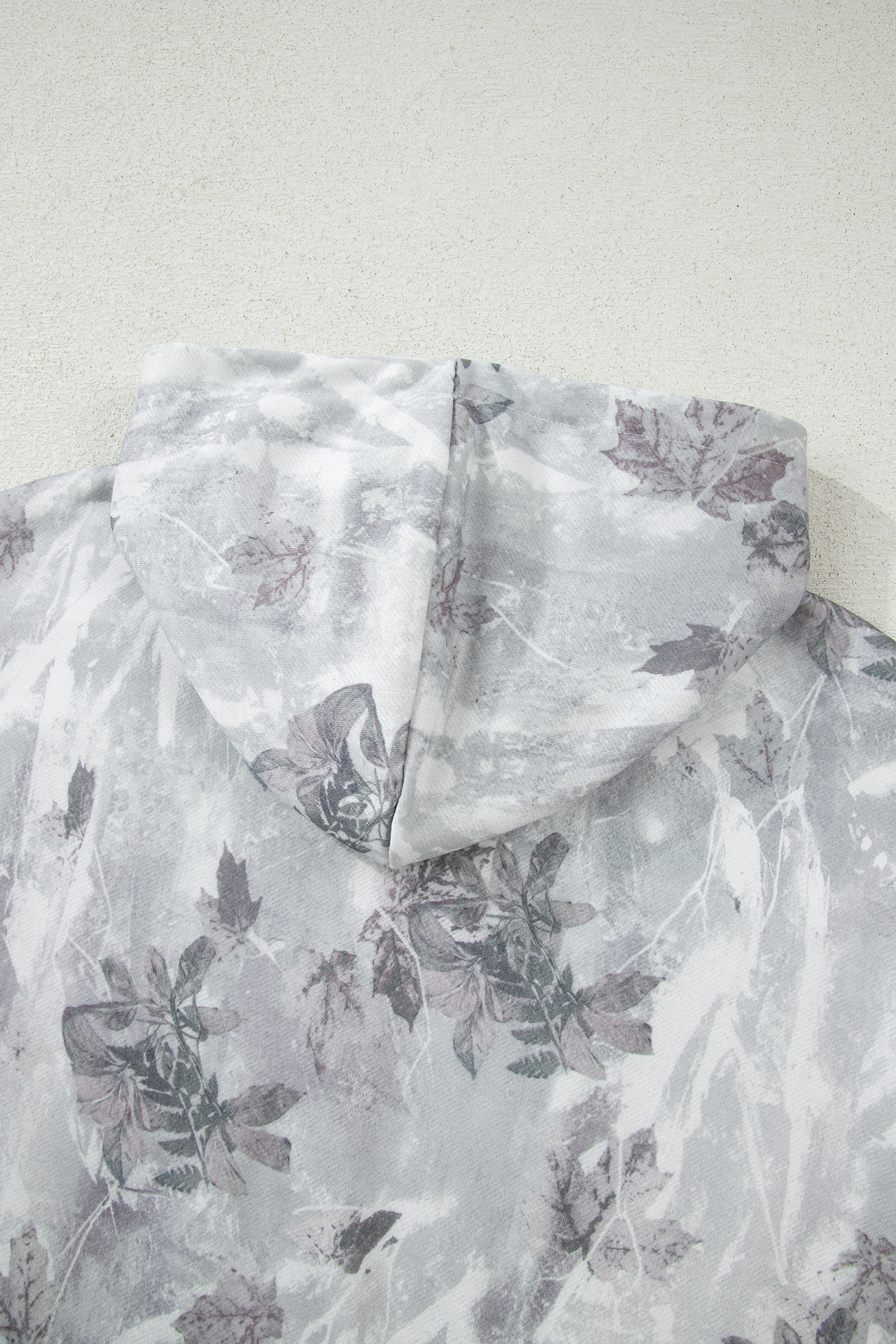 Beige Camo Print Baggy Drawstring Jogger Sweatpants
