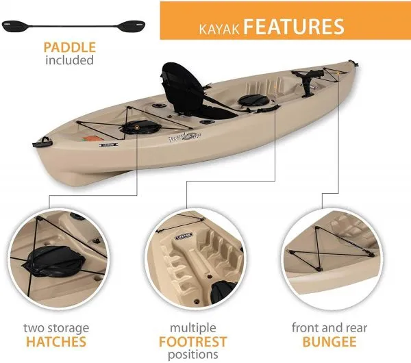 Lifetime 90806 Tamarack Angler 100 Fishing Kayak