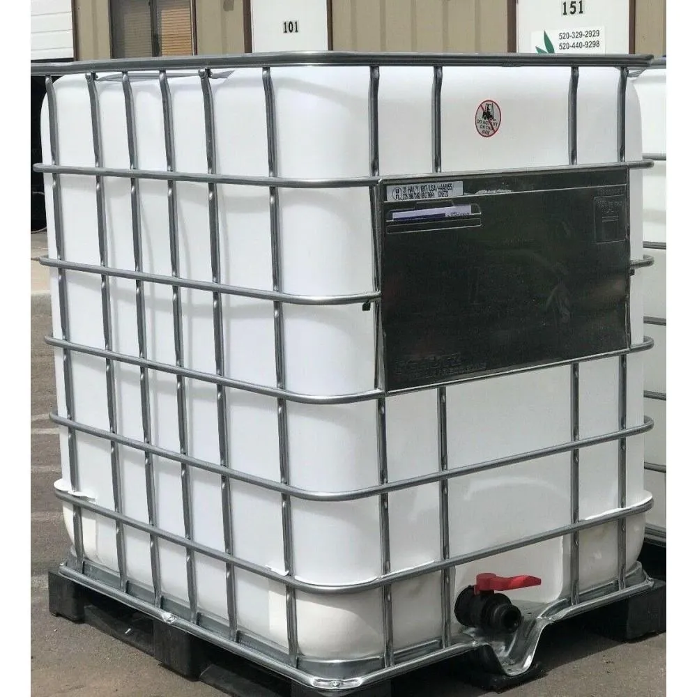 330-gallon food-grade IBC container | Water storage container