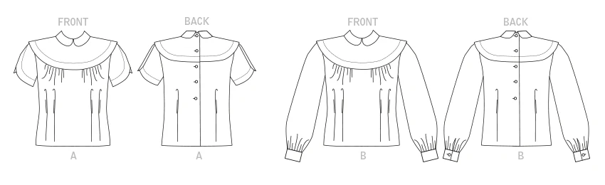 Voguepattern V1809  Misses' Tops