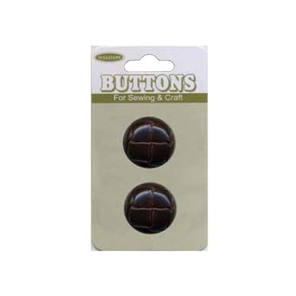 Sullivans Plastic Button, Brown- 20 mm