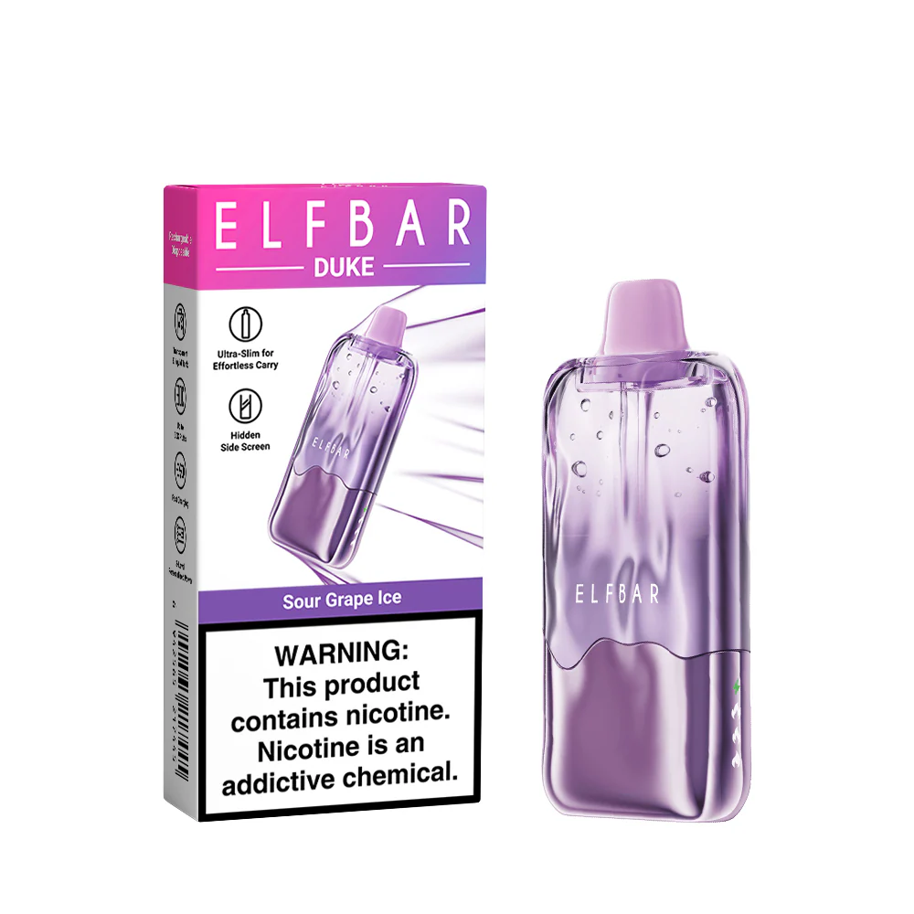 ELFBAR DUKE oplaadbare wegwerpvape (alle smaken)