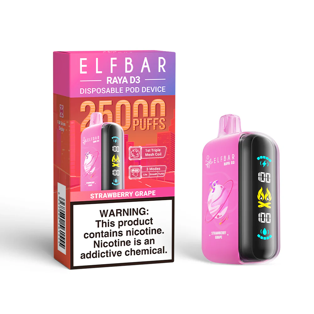 ELFBAR RAYA D3 wegwerpvape (alle smaken)