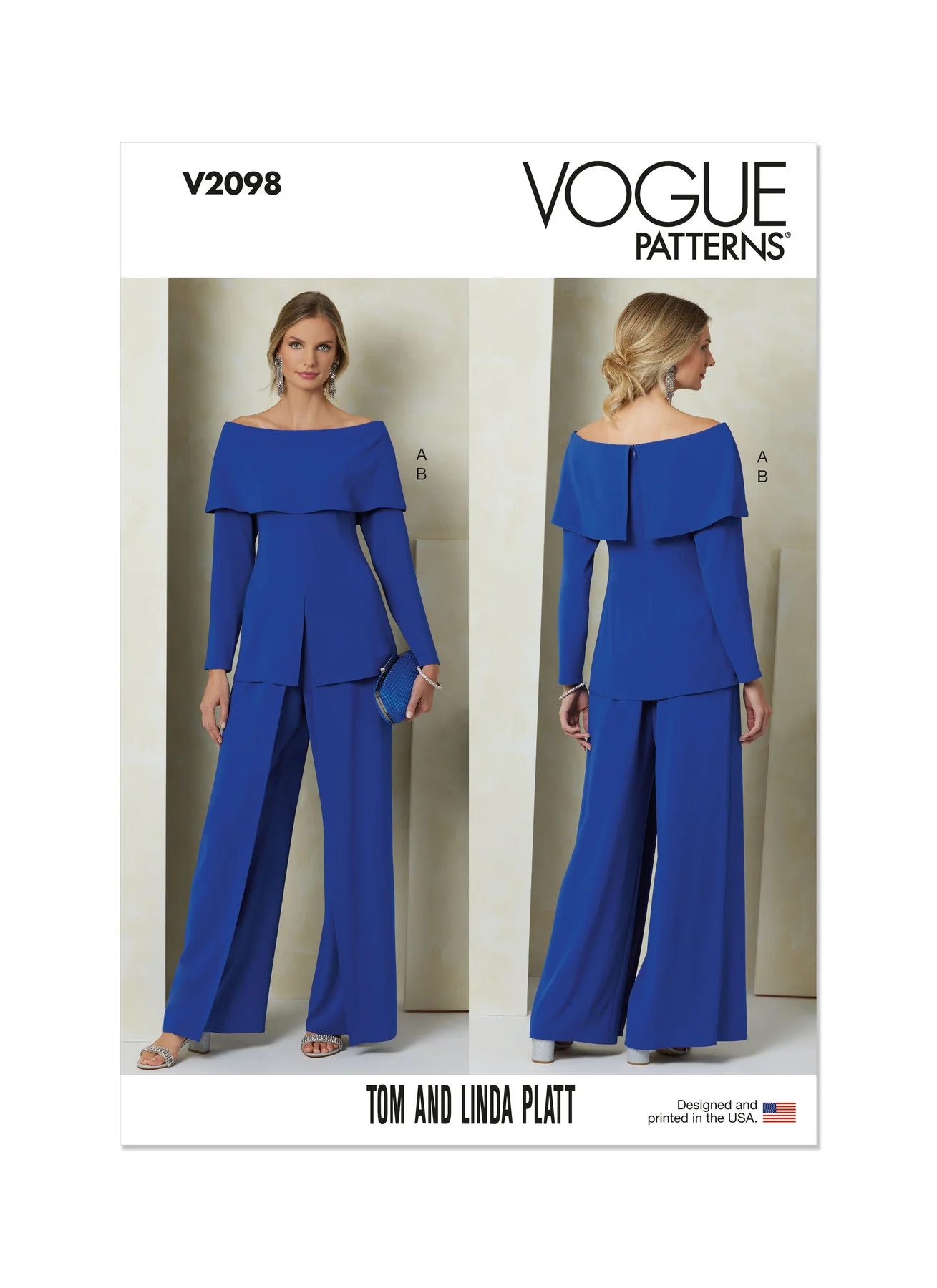 Vogue Pattern V2098 Misses