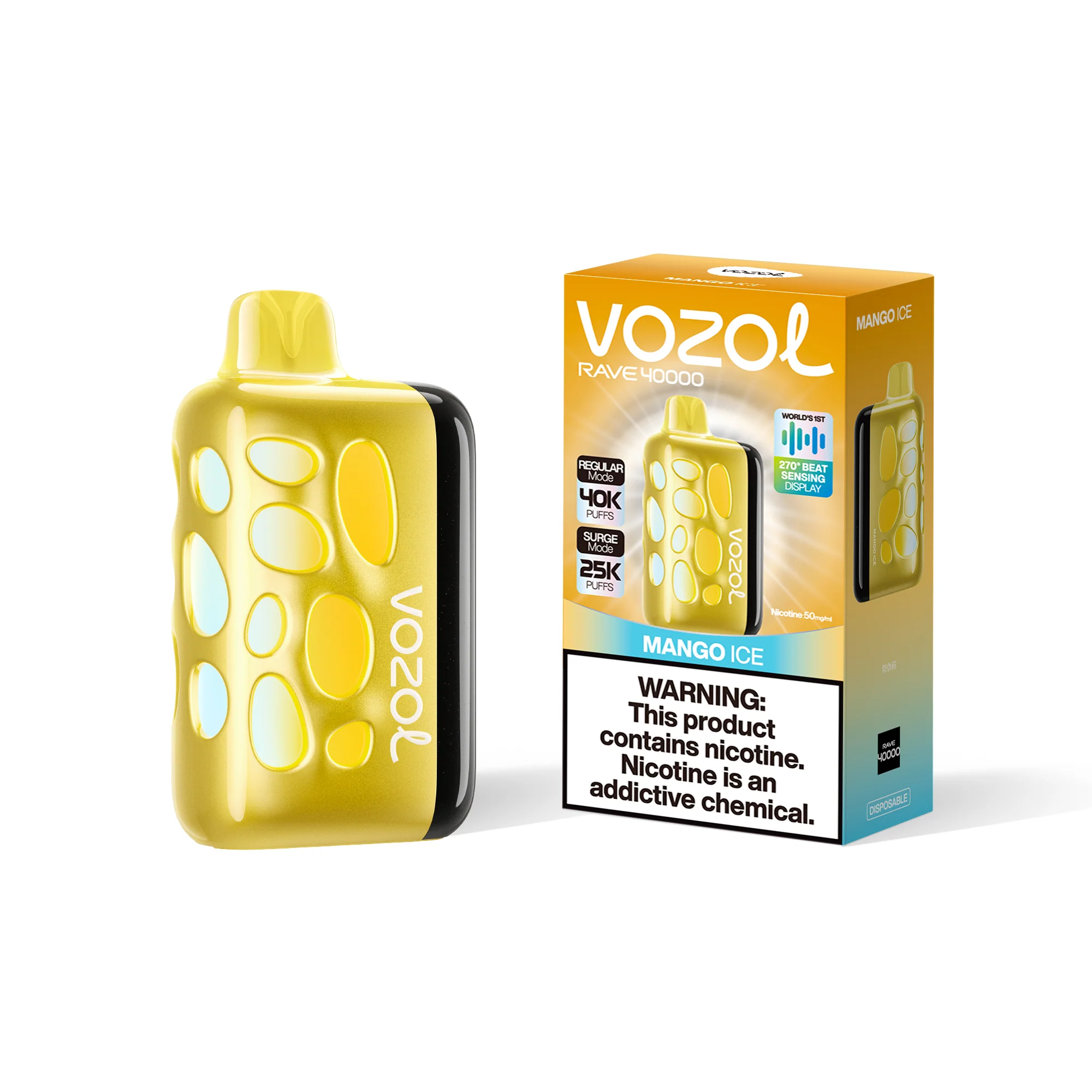 VOZOL RAVE 40K wegwerpvape (alle smaken)