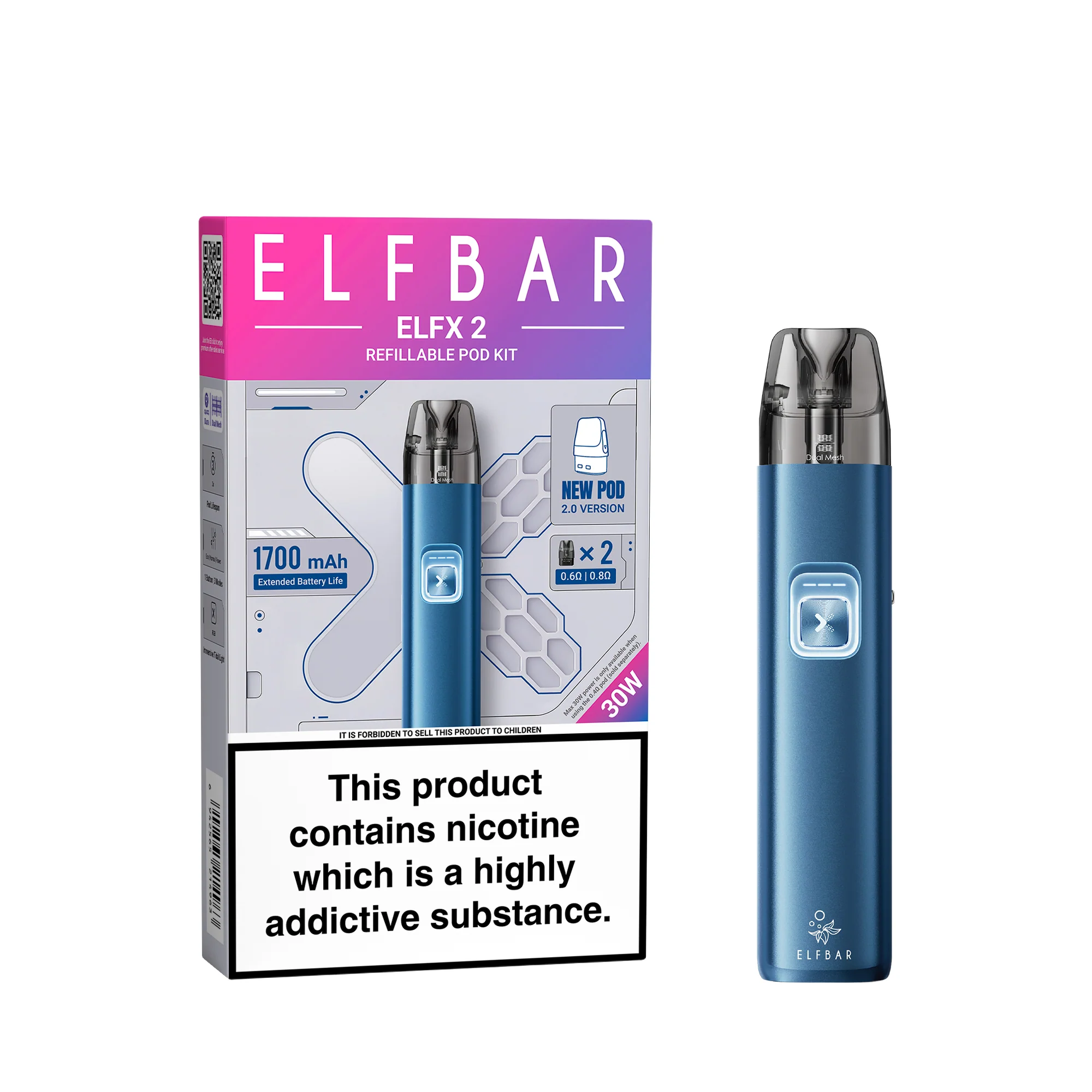 ELFBAR ELFX 2 hervulbare podkit