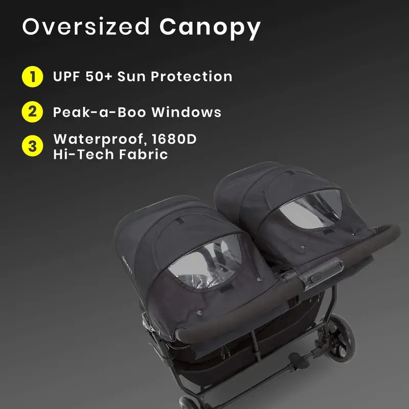 Jeep Destination Ultralight podwójny wózek spacerowy dla maluchów