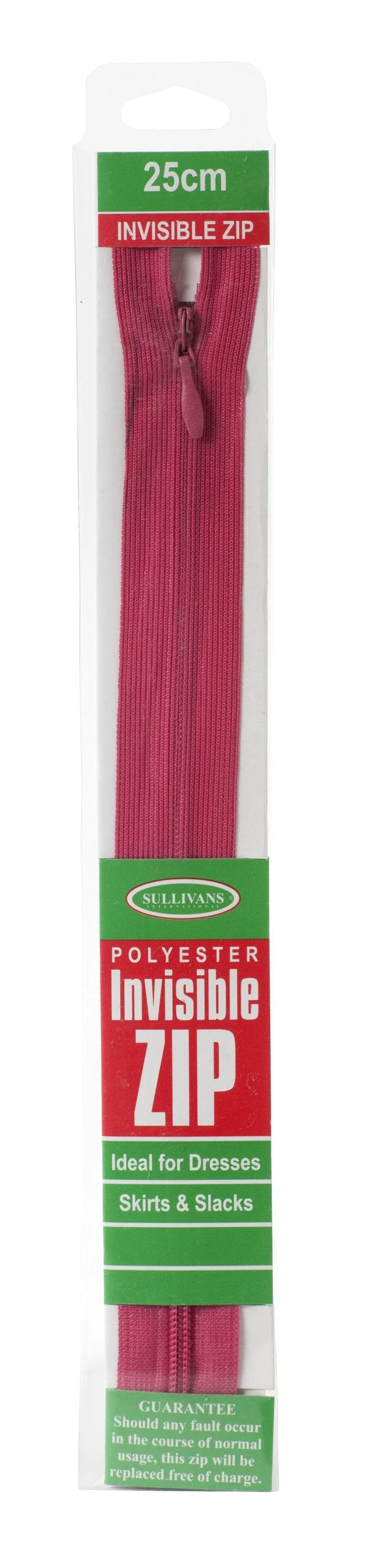 Invisible Zip, New Rose