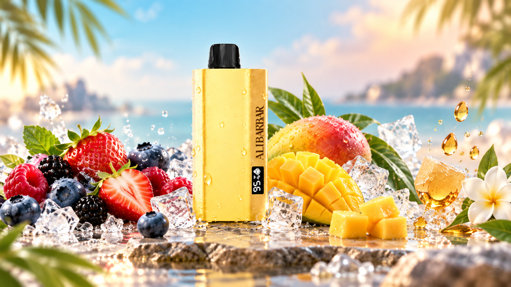 Alibarbar Ingot 9000 Flavours: Choose by Taste, Cooling and Sweetness