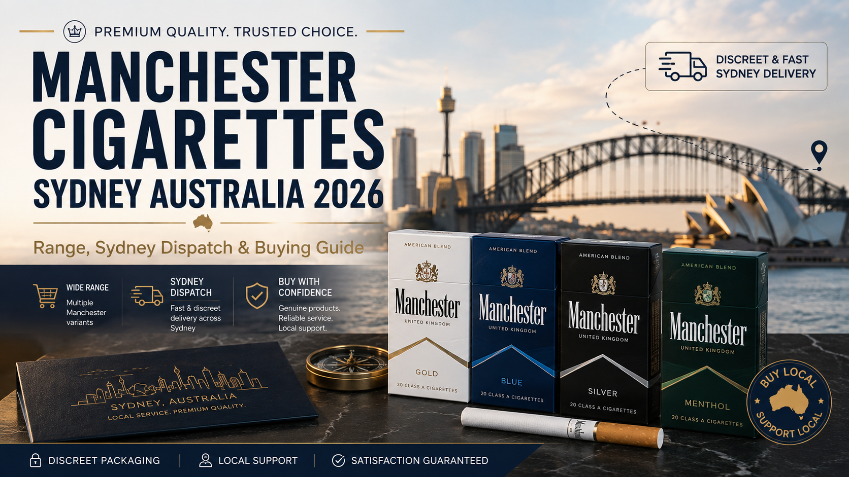 Manchester Cigarettes Sydney Australia 2026: Range, Sydney Dispatch & Buying Guide