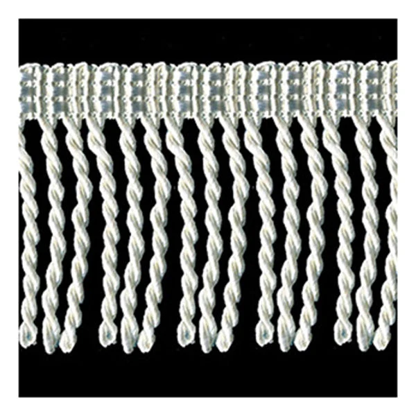 Sullivans Fringe Bullion Rayon, Cream- 70 mm