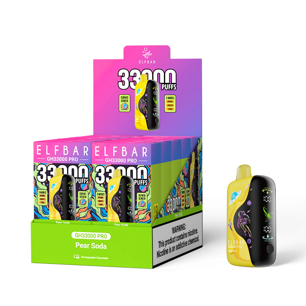 ELFBAR GH33000 PRO oplaadbare wegwerpvape (alle smaken)