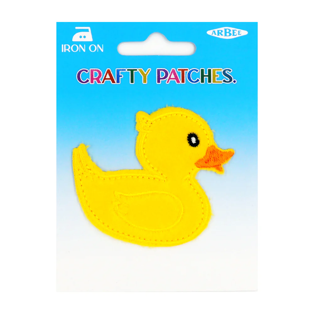 Arbee Crafty Patch, Rubber Ducky- 1pc