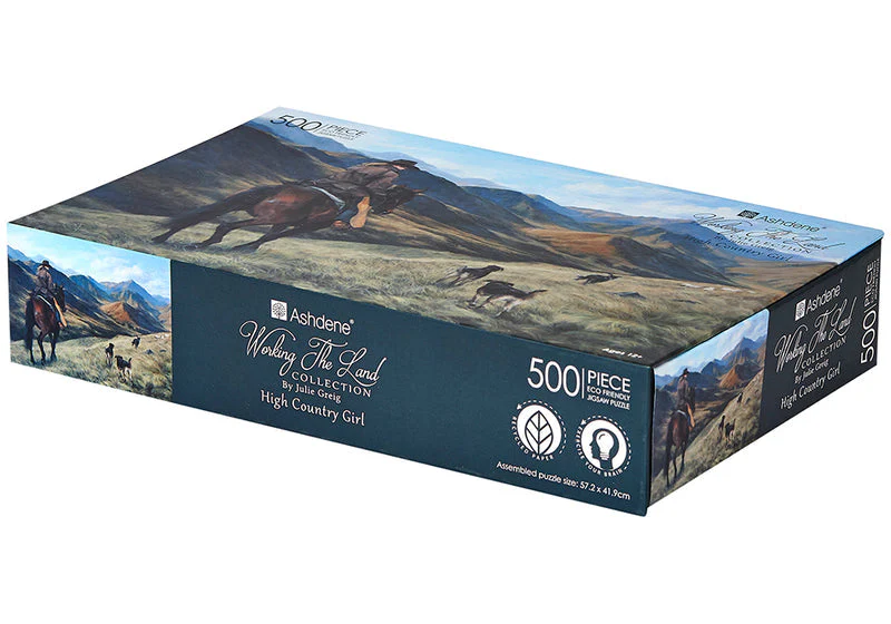 Ashdene 500-Piece Jigsaw Puzzle Working the Land High Country