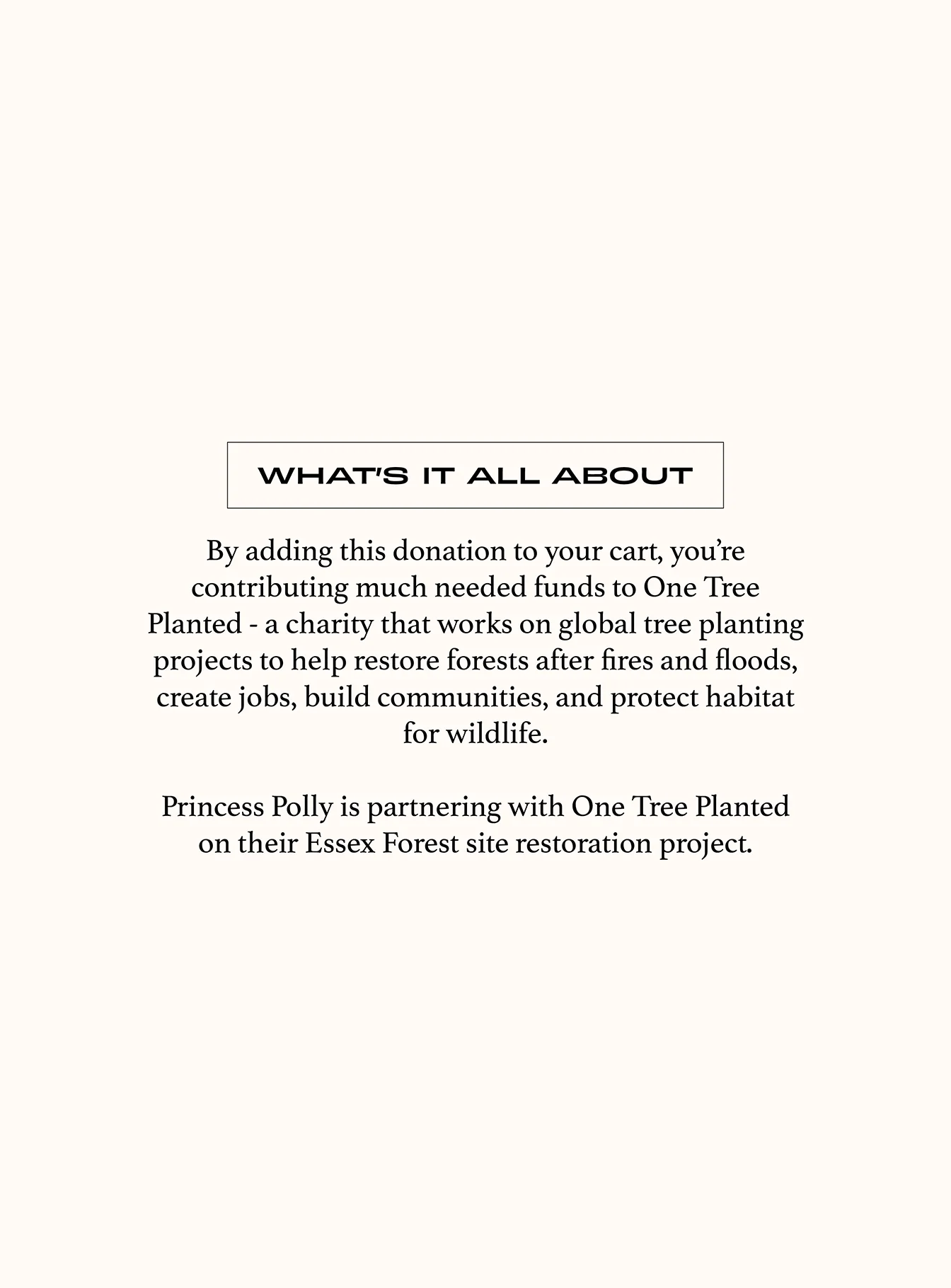 Donate ¬£1 to One Tree Planted