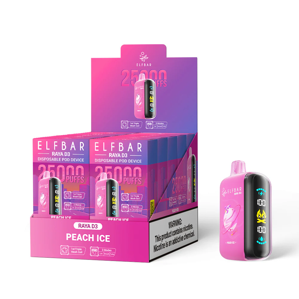 ELFBAR RAYA D3 wegwerpvape (alle smaken)