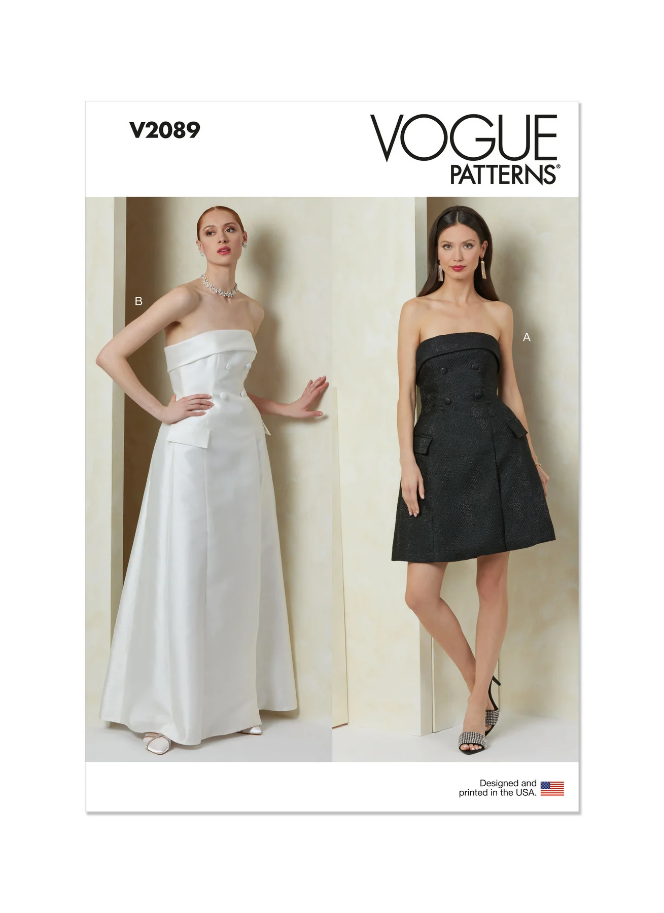 Vogue Pattern V2089 Misses