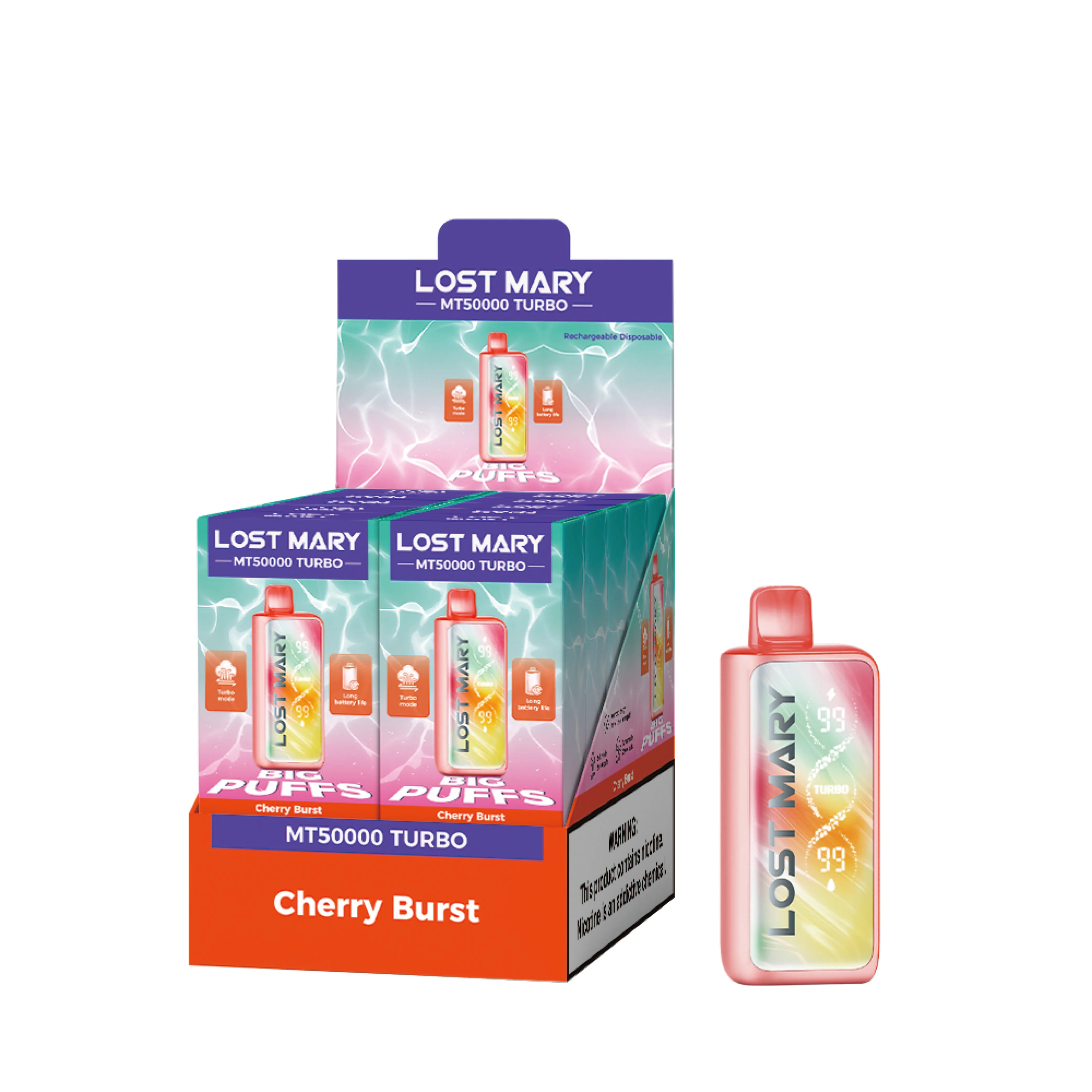 LOST MARY MT50K Turbo oplaadbare wegwerpvape (alle smaken)