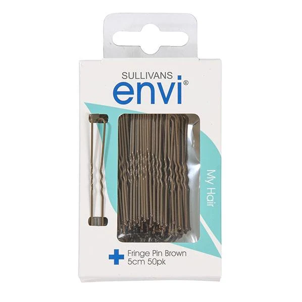 Fringe Pins, Brown 5cm - 50pk - Envi