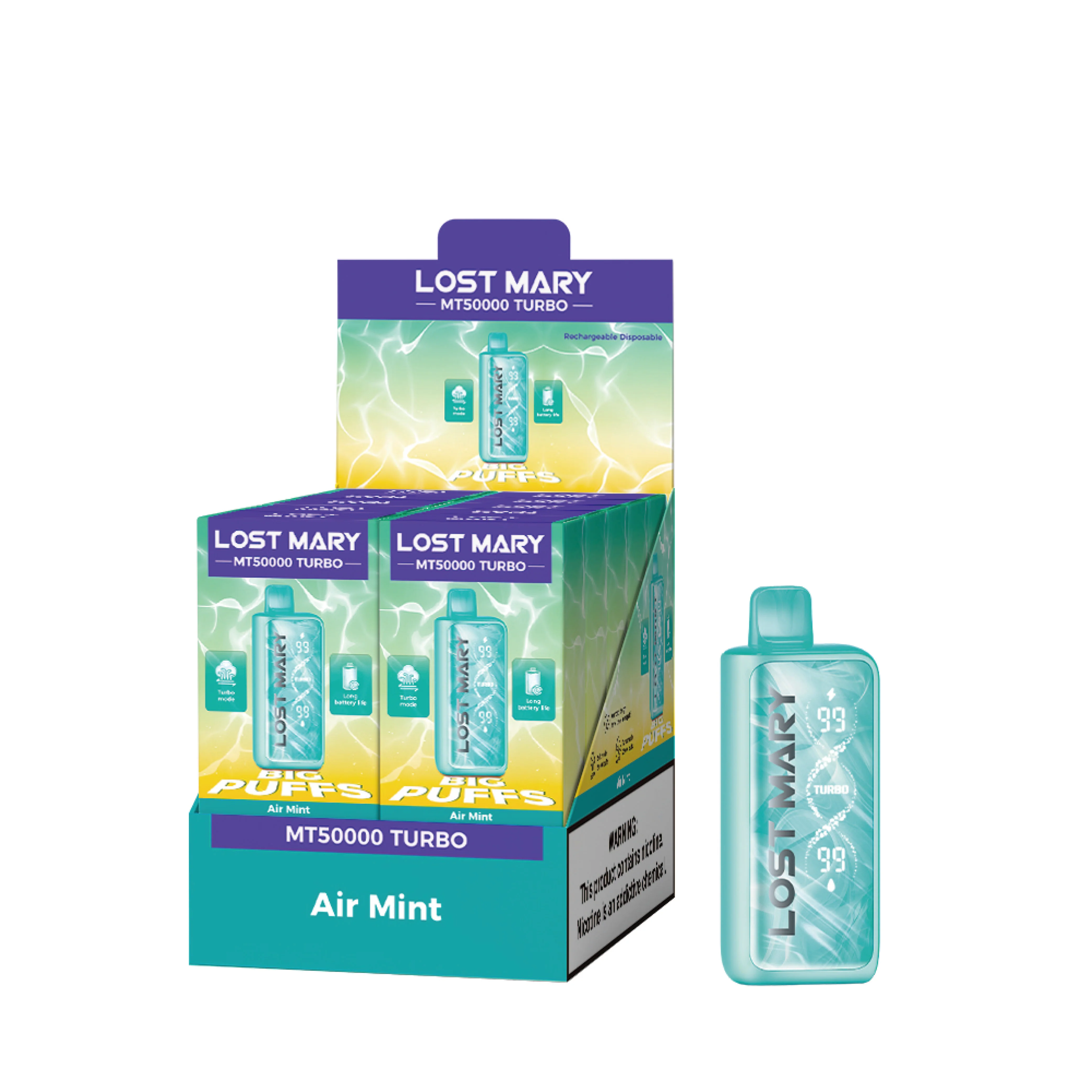 LOST MARY MT50K Turbo oplaadbare wegwerpvape (alle smaken)