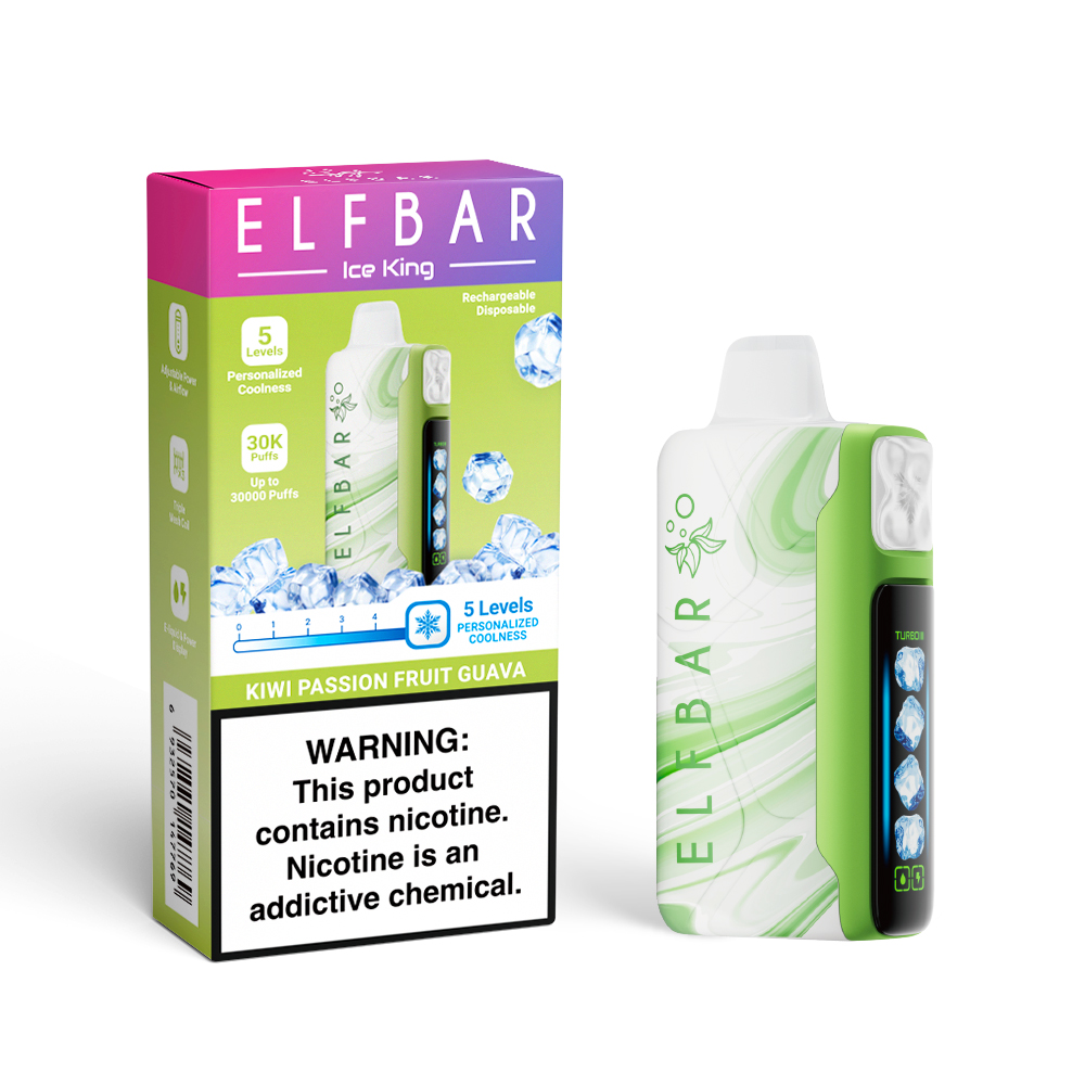 ELF BAR ICE KING 30K oplaadbare wegwerpvape (alle smaken)