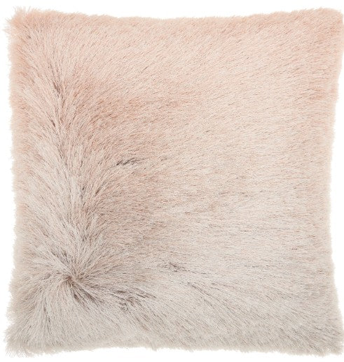 Mina Victory Shaggy Cushion, Rose- 50.8cmx50.8cm