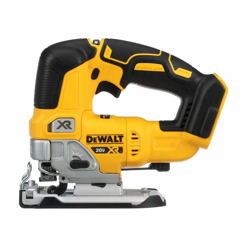Wyrzynarka akumulatorowa DEWALT DCS334B 20V MAX XR z silnikiem bezszczotkowym, 3200 obr./min, oświetleniem LED, samo narzędzie (bez akumulatora).