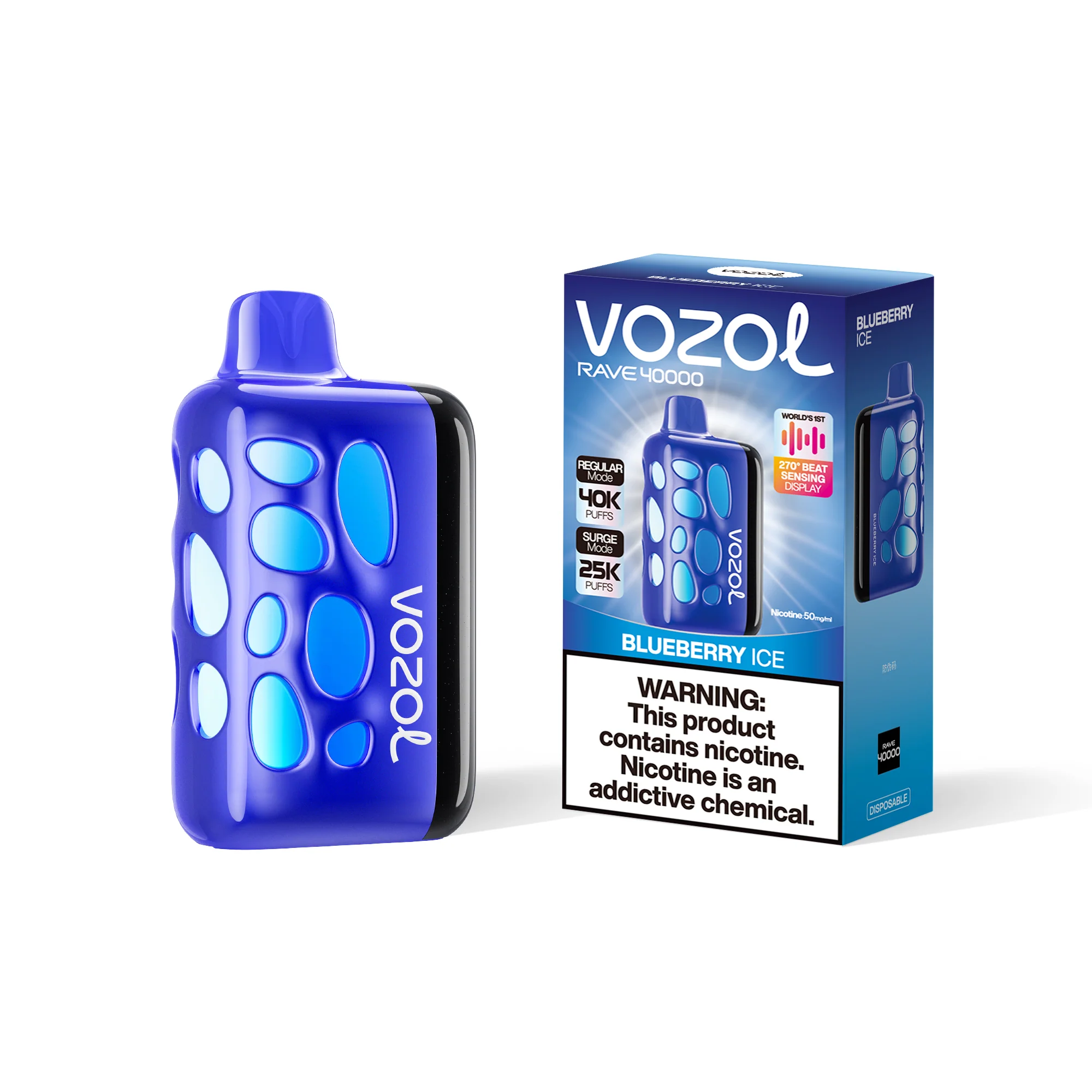 VOZOL RAVE 40K wegwerpvape (alle smaken)