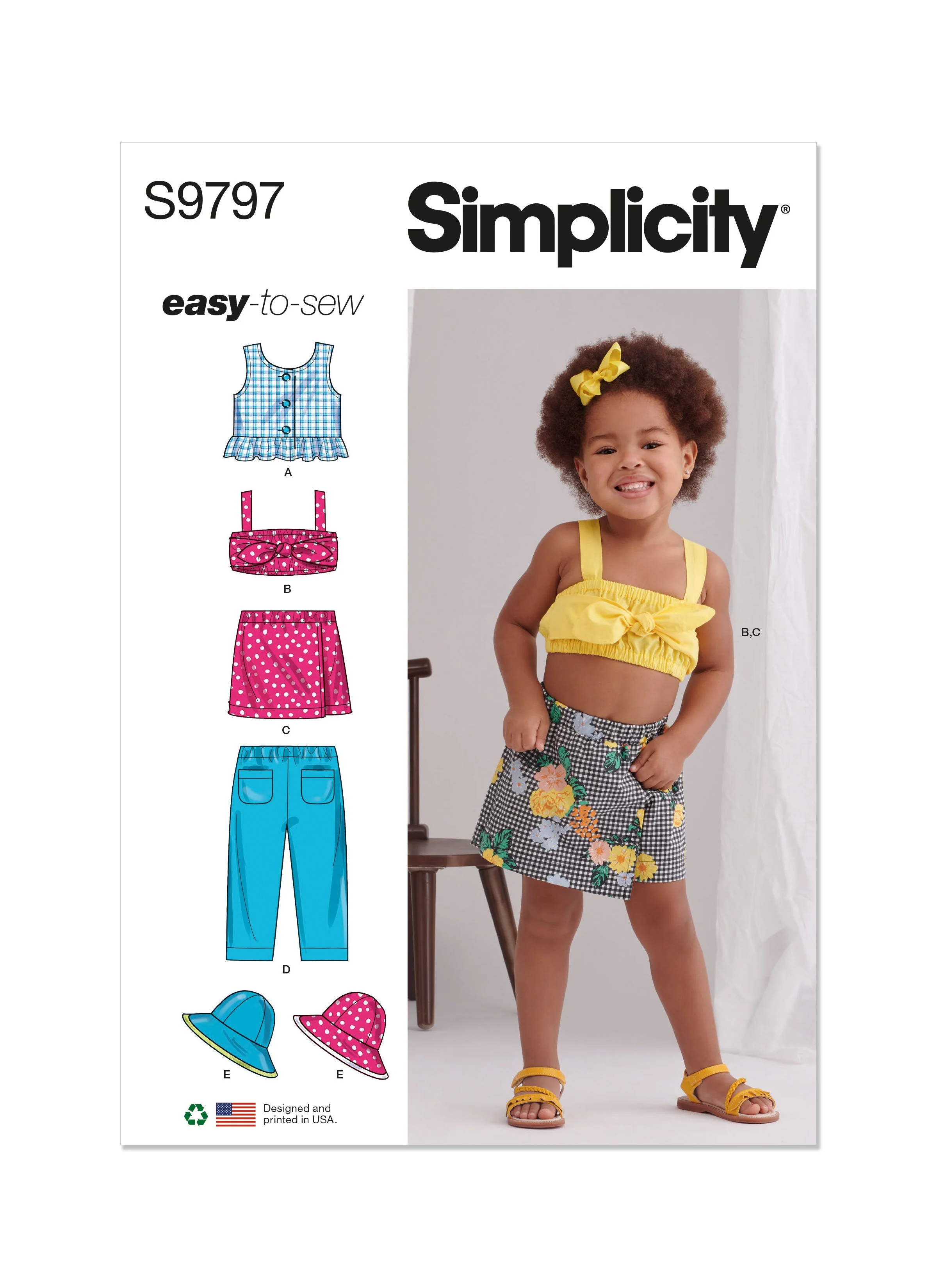 Simplicity Pattern 9797 Toddlers