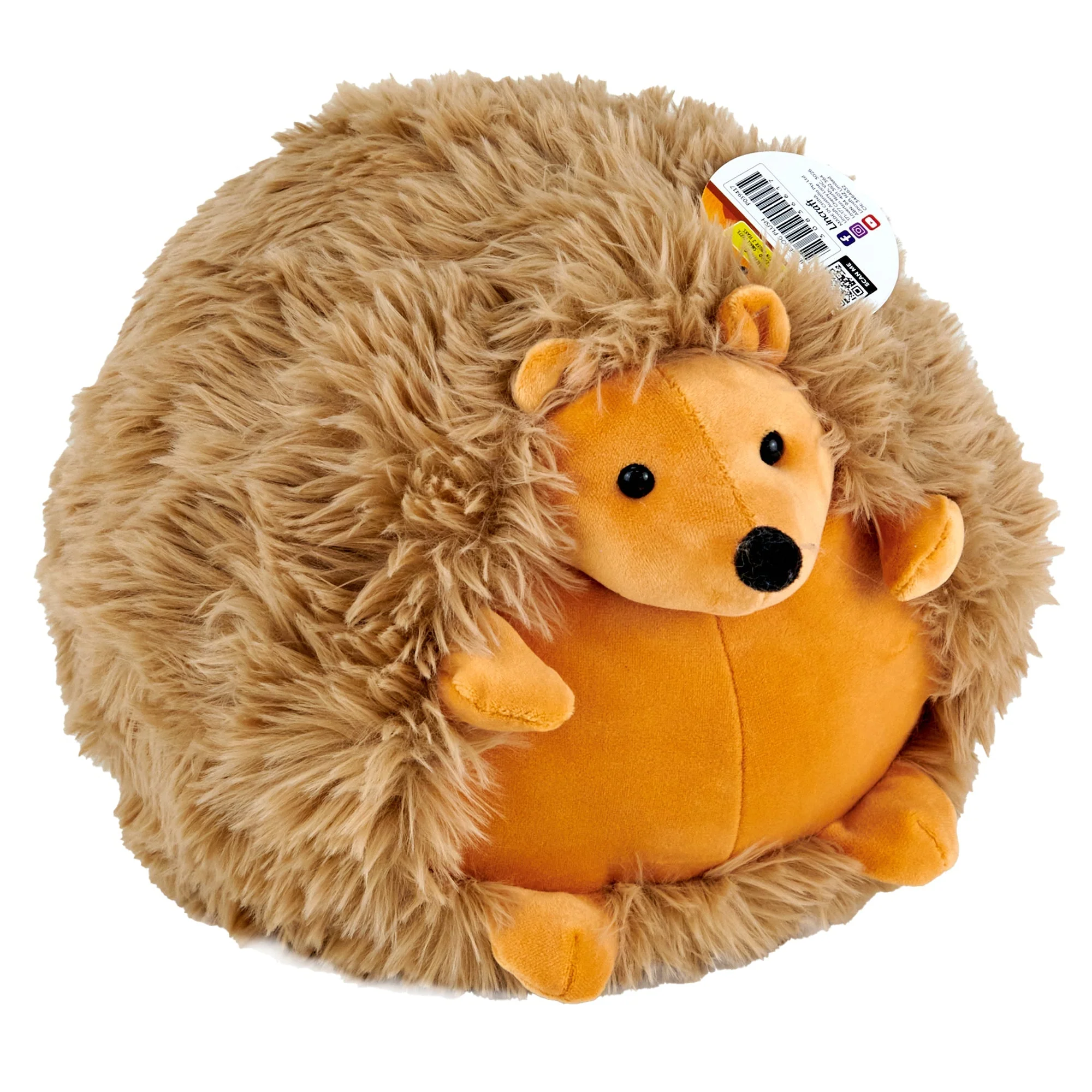 Formr Junior Plush Toy Cushion, Hedgehog- 25cm