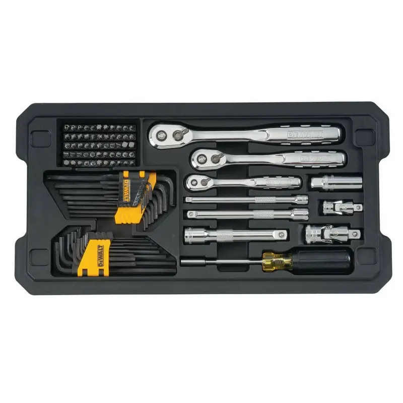 Zestaw narzędzi mechanicznych DEWALT 226 elementów ze średnią skrzynką narzędziową TOUGHSYSTEM 22 cale DWMT45226H