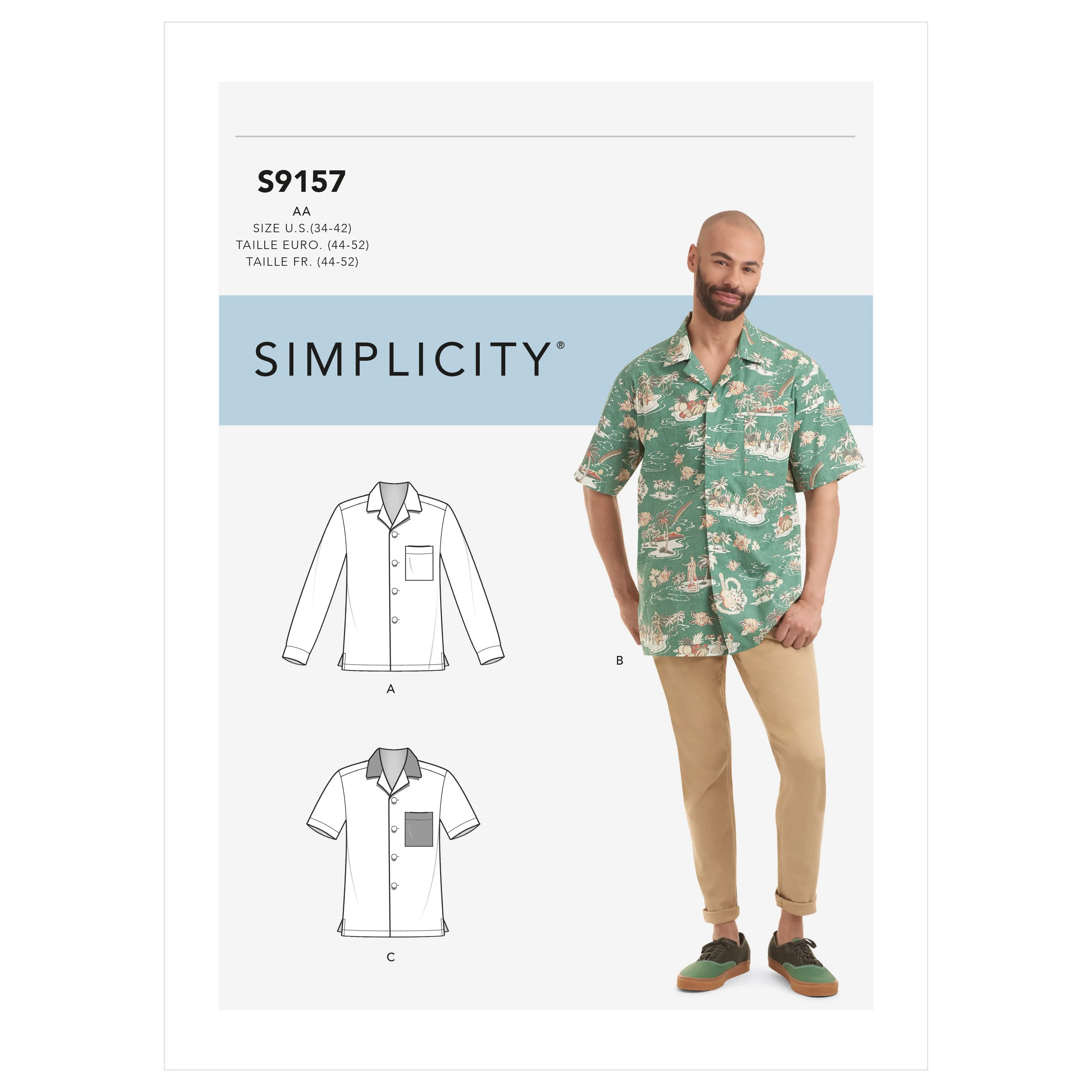 Simplicity Pattern 9157 Men