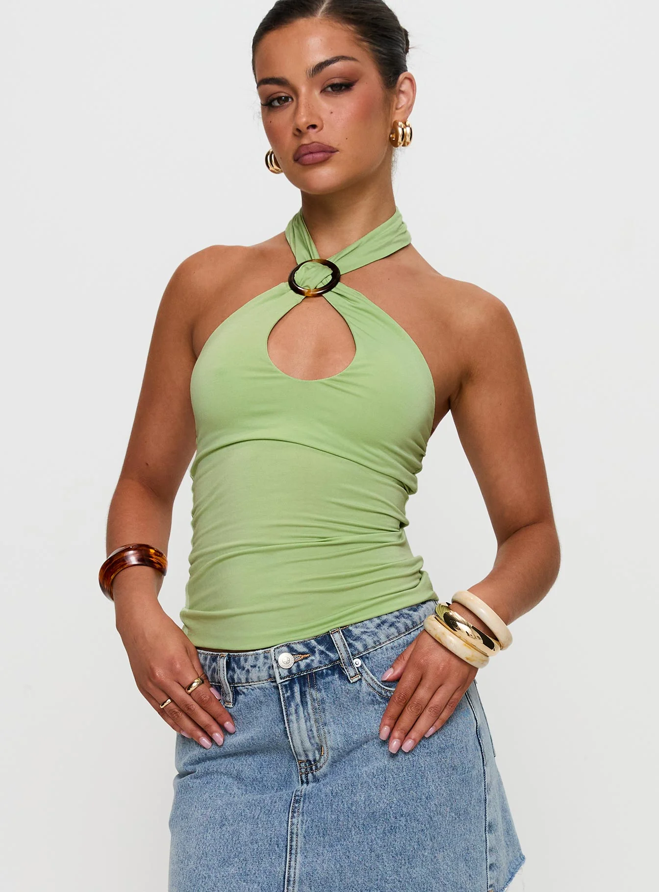 Quell Top Green