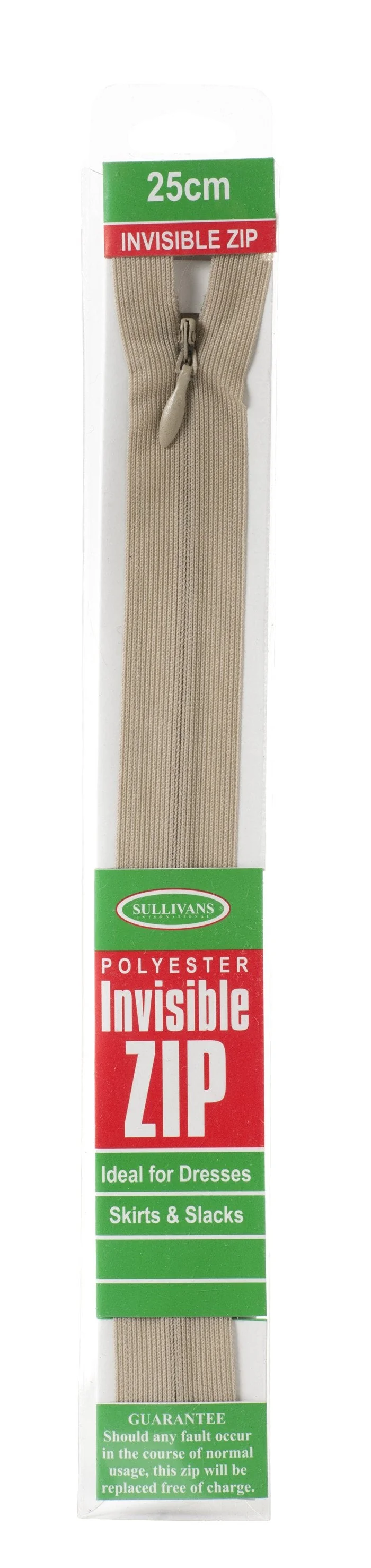 Invisible Zip, Light Beige