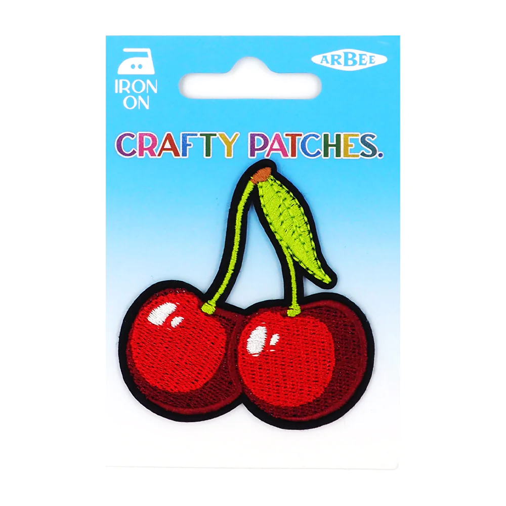 Arbee Crafty Patch, Cherries- 1pc
