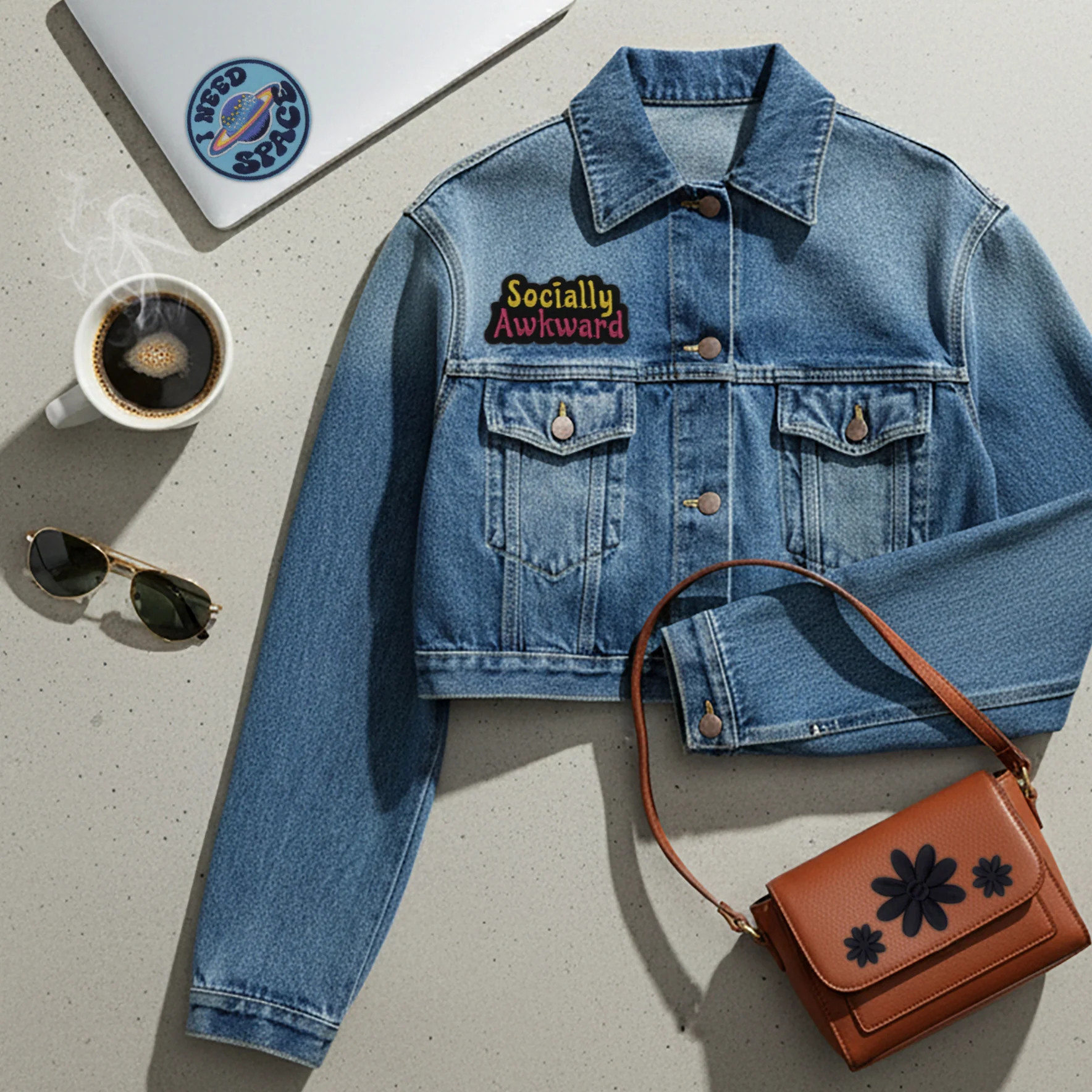 Arbee Crafty Patch, Socially Awkward- 1pc