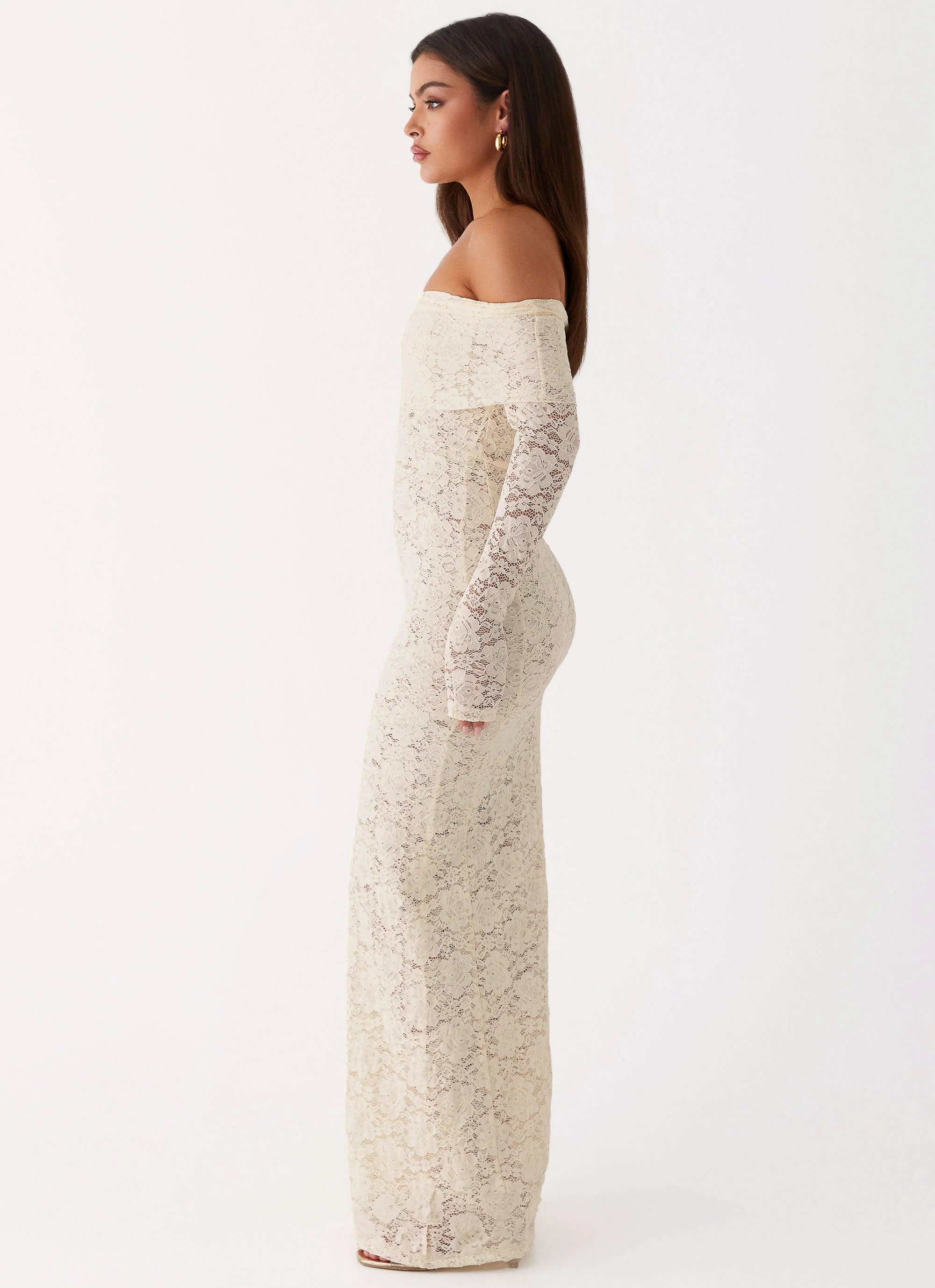Yours Always Lace Maxi Dress - Ivory