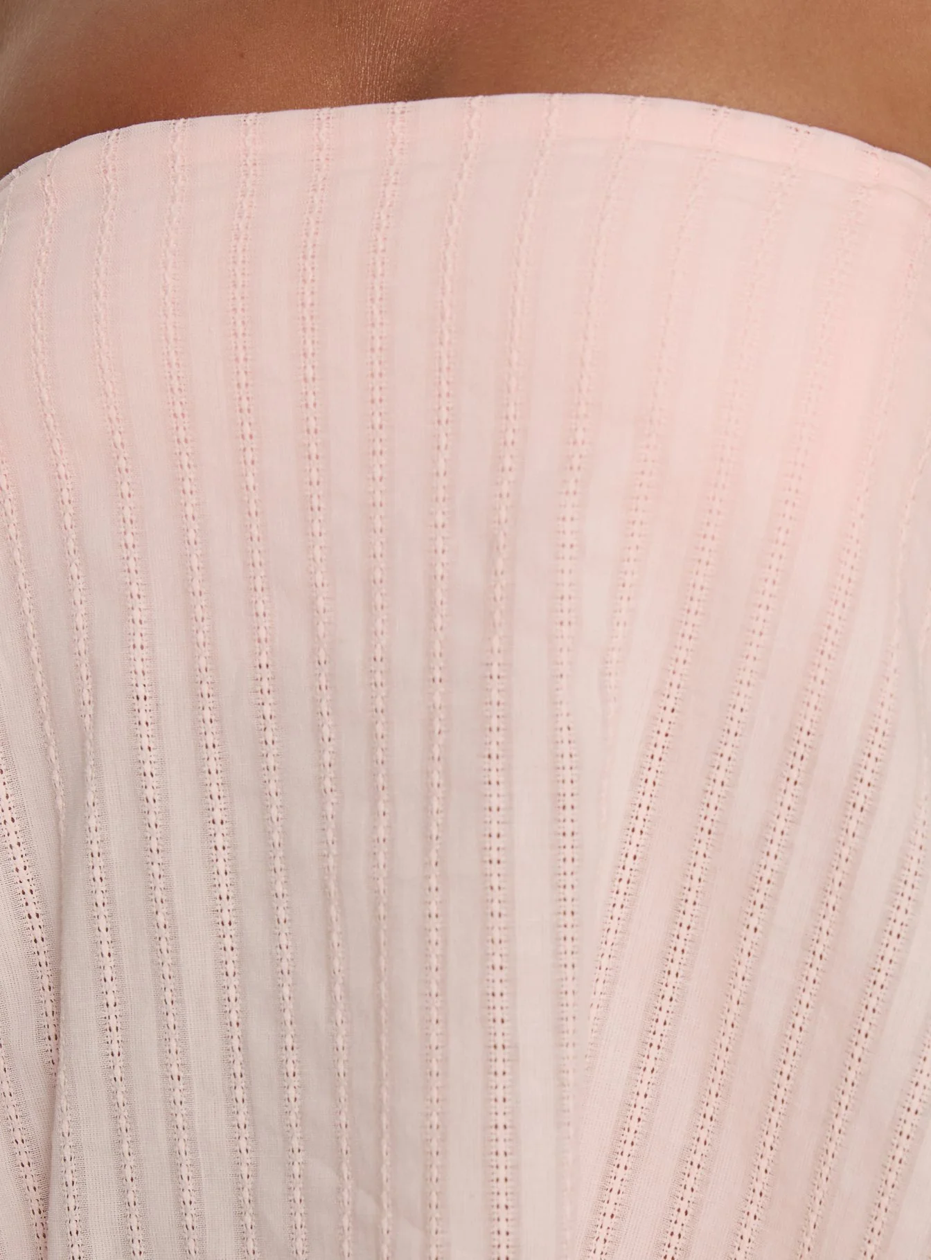 Gypsea Strapless Swing Mini Dress Light Pink