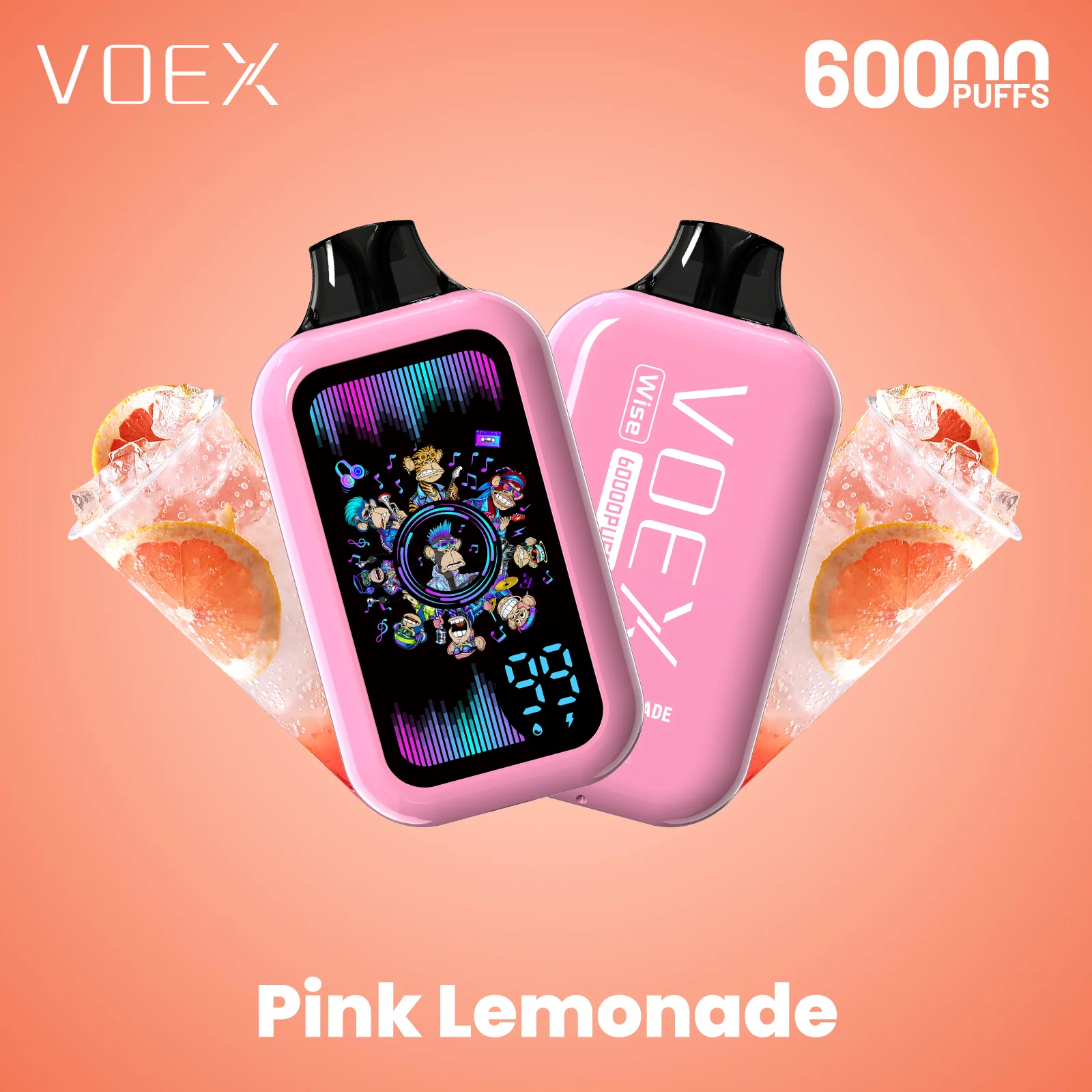 VOEX Wise/Space 60K wegwerpvape (alle smaken)