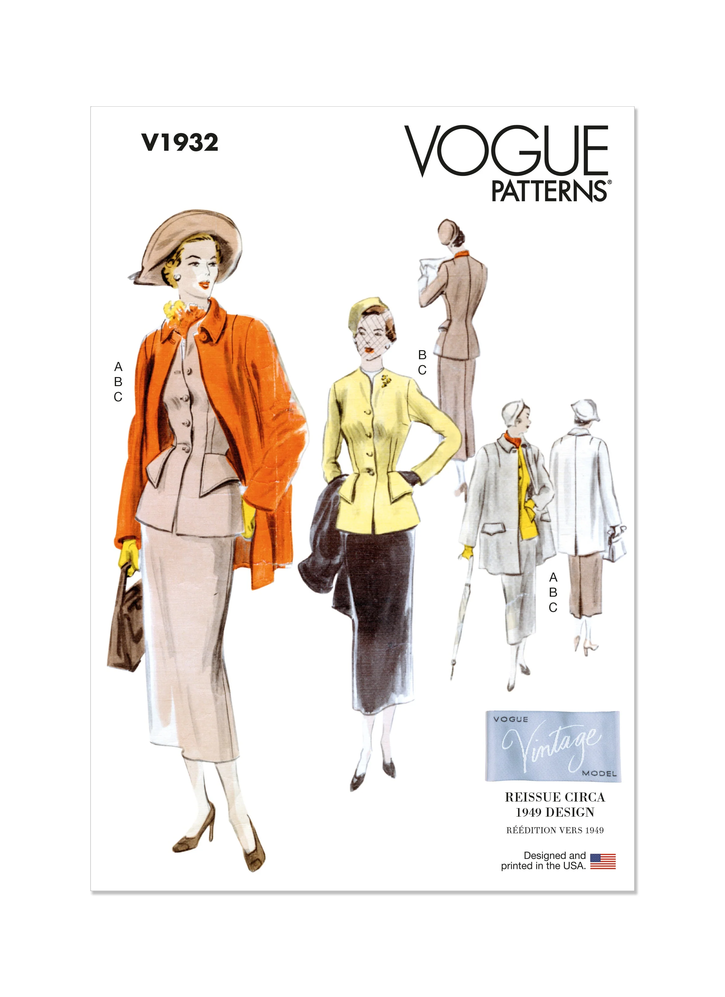 Vogue V1932 Misses