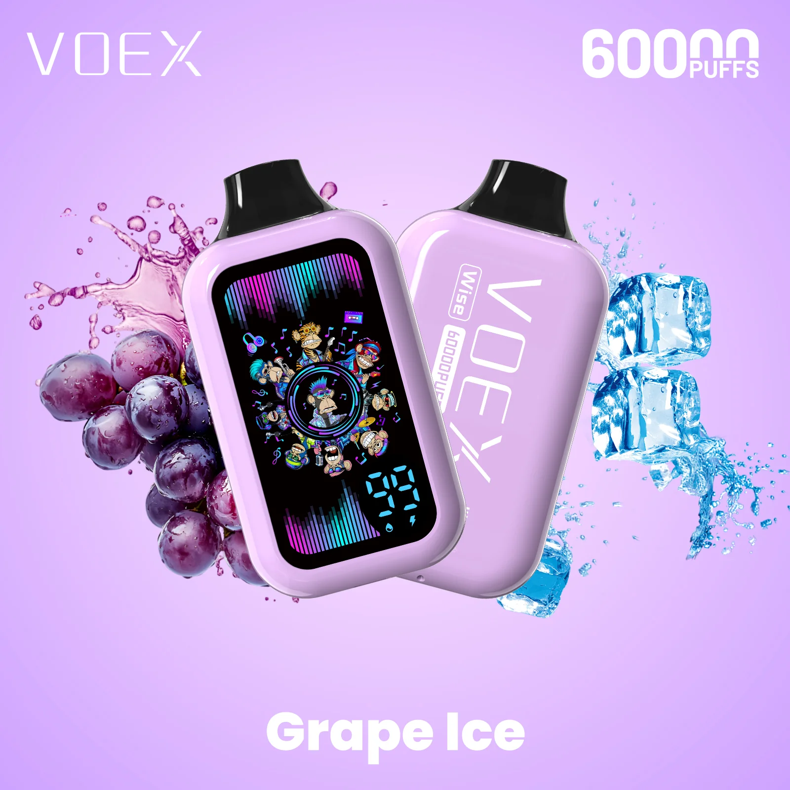 VOEX Wise/Space 60K wegwerpvape (alle smaken)