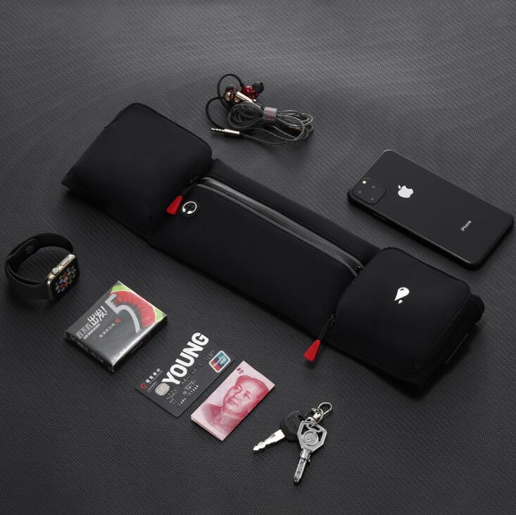 Waterproof Running Belt Water Bottle Waist Pack,Sport Fanny Pack Running Pouch for Men Women Runners Mens Waist Bag