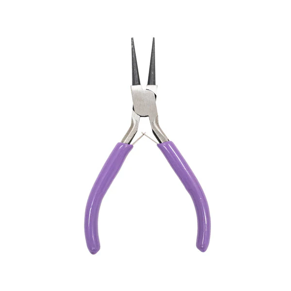 Makr Round Nose Pliers, Purple- 12cm