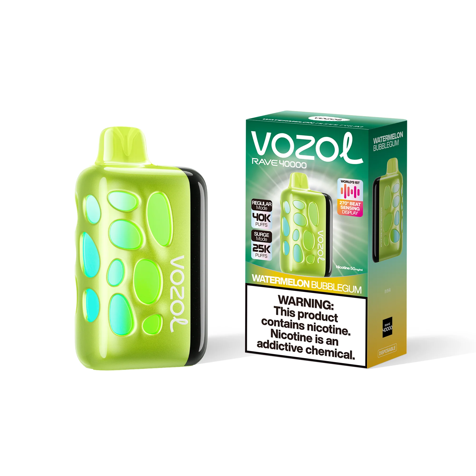 VOZOL RAVE 40K wegwerpvape (alle smaken)