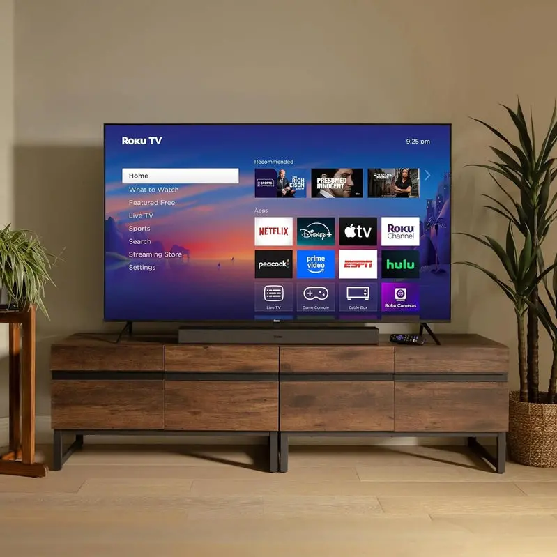 Telewizor Smart TV Roku Select Series 50 cali 4K HDR – wbudowany streaming, sterowanie głosowe, dźwięk Dolby