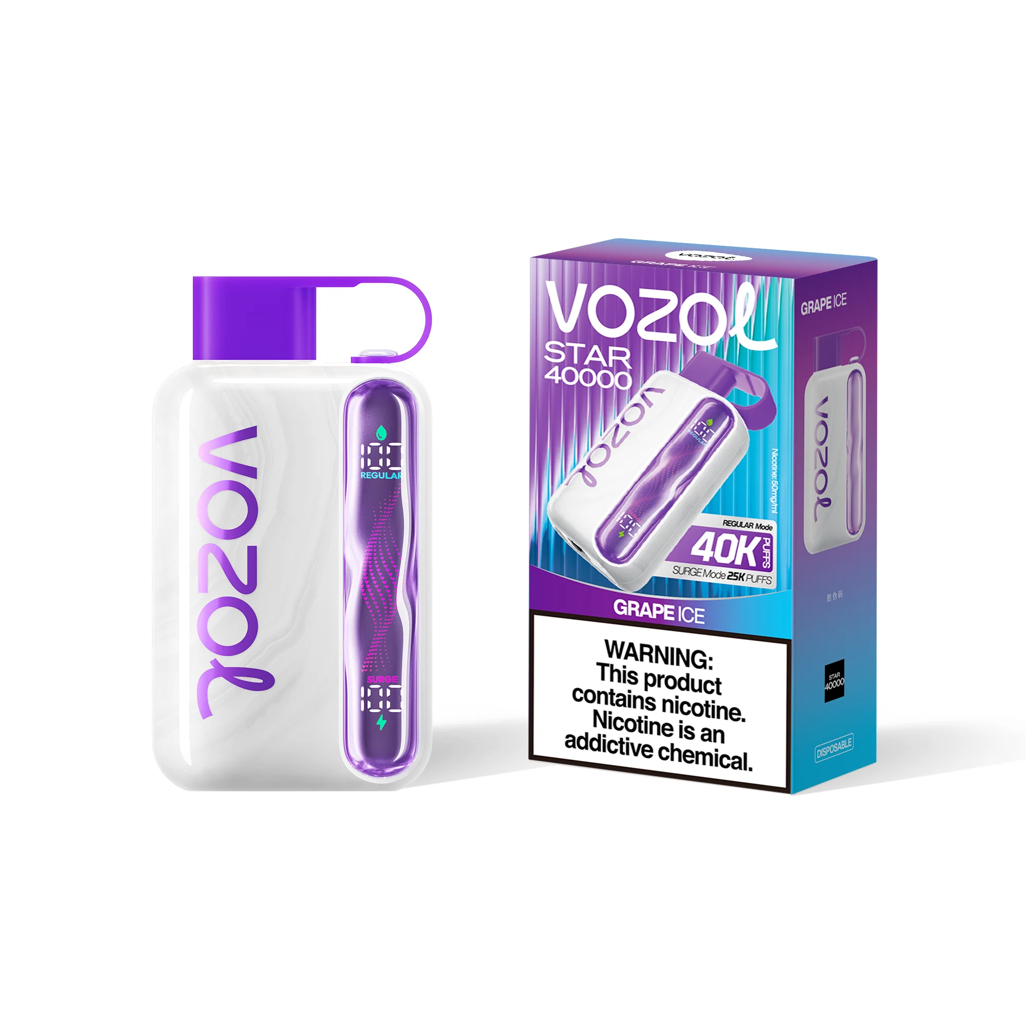 VOZOL STAR 40K wegwerpvape (alle smaken)