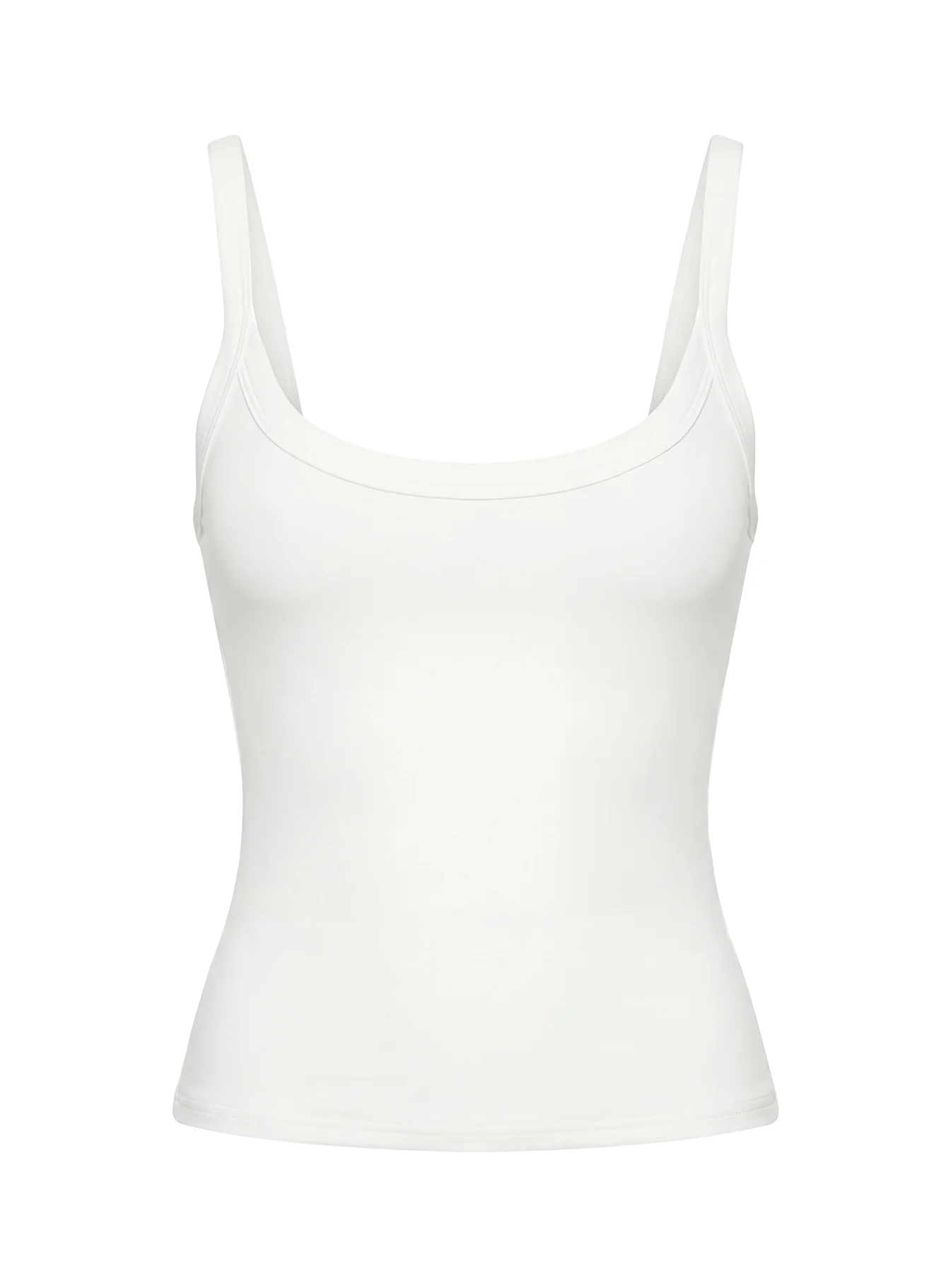 Kasper Cinched Longline Tank Top White