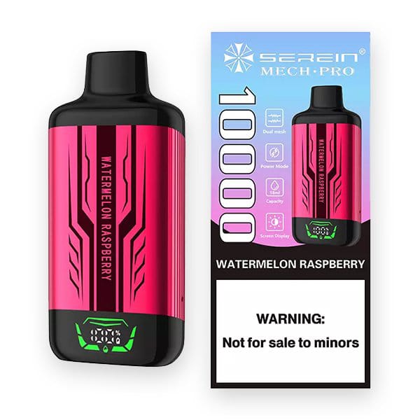 SEREIN MECH-PRO 10000 Puffs Watermelon Raspberry - VAPE WAREHOUSE -